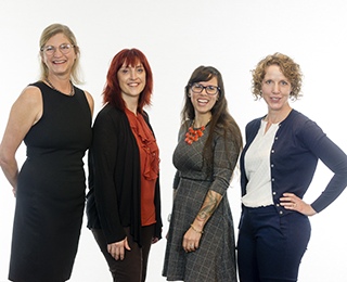 Team photo of Hanna, Cholette, Jessica & Cathrine