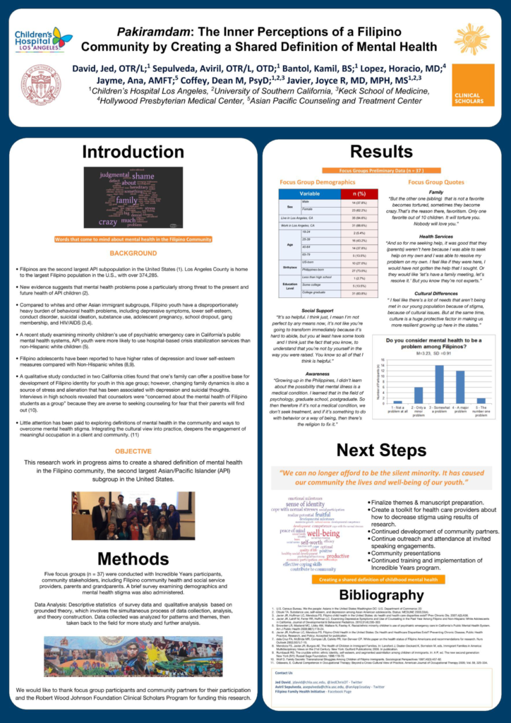 Filipino Family Health Initiative Poster