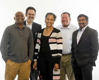 Thava, Jose, Keturah, Jason, and Derrick team photo