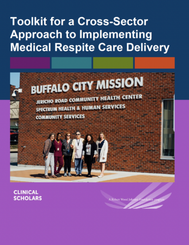 The cover of Toolkit for a Cross-Sector Approach to Implementing Medical Respite Care Delivery